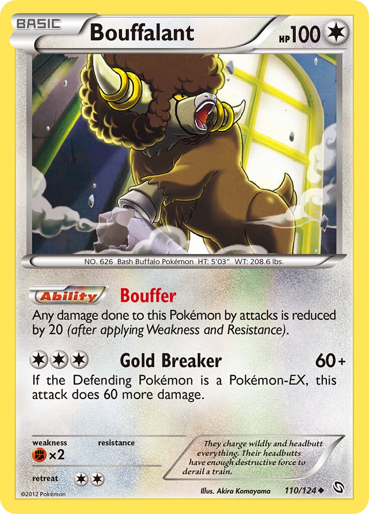 Bouffalant 110/128 — Dragons Exalted (English Pokémon TCG card)