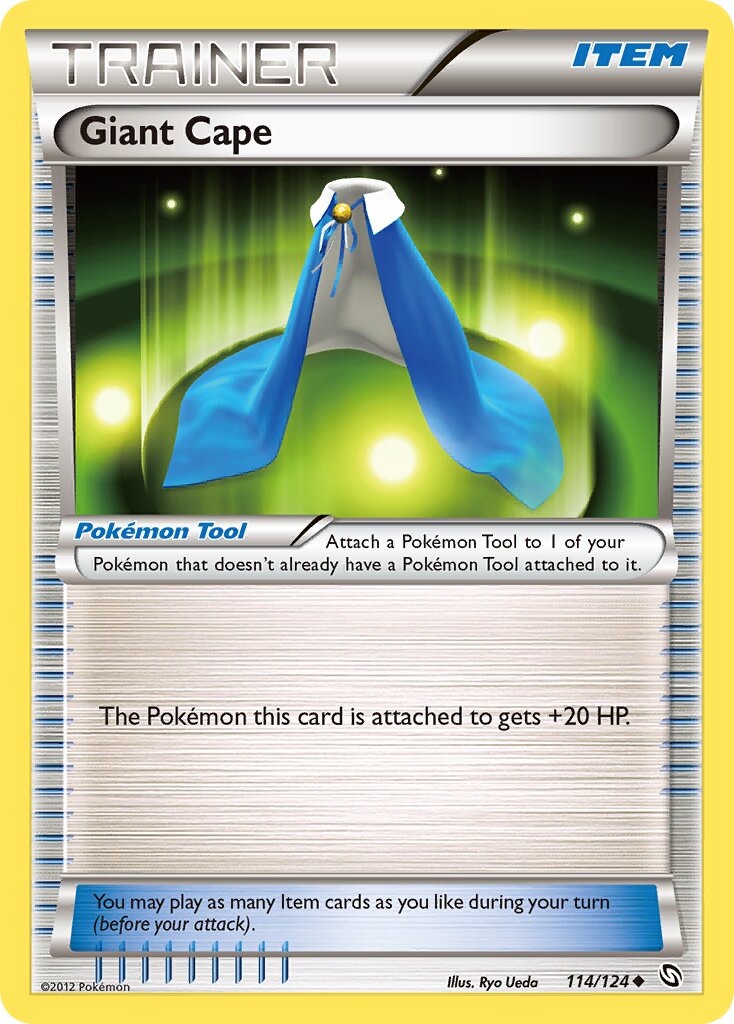 Giant Cape 114/128 — Dragons Exalted (English Pokémon TCG card)