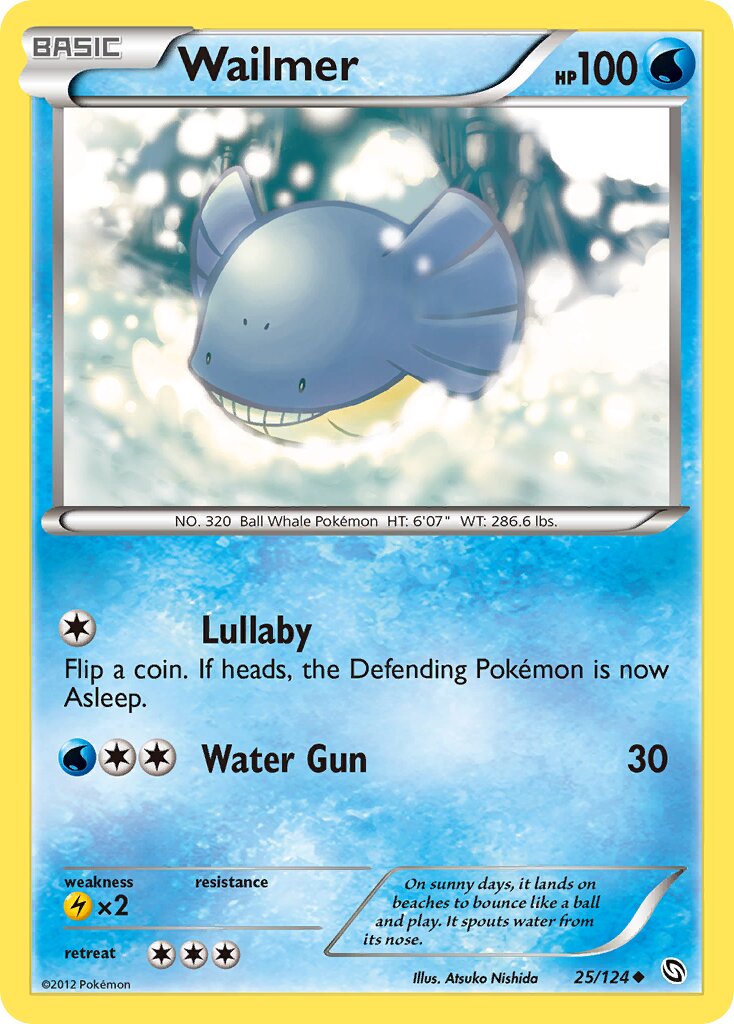 Wailmer 025/128 — Dragons Exalted (English Pokémon TCG card)