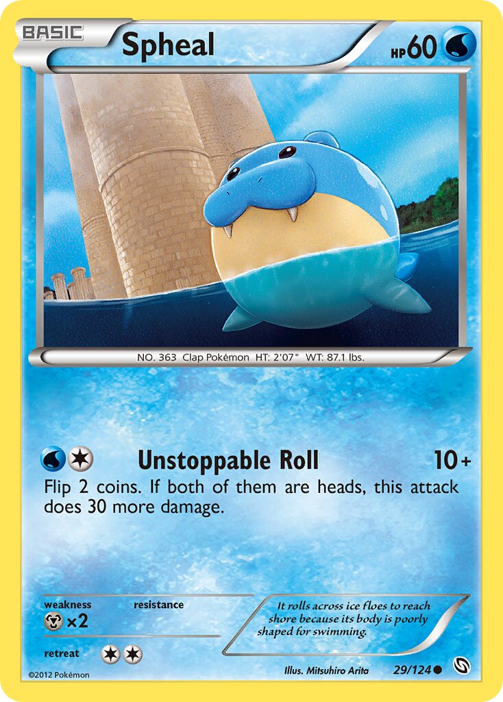 Spheal 029/128 — Dragons Exalted (English Pokémon TCG card)
