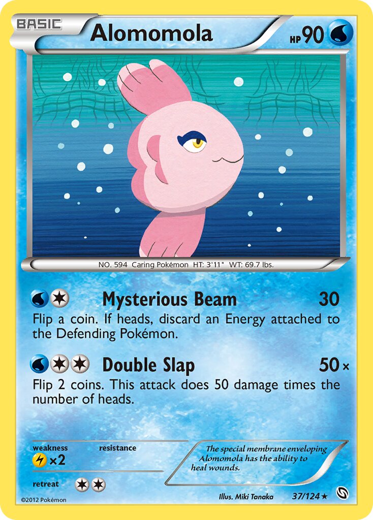 Alomomola 037/128 — Dragons Exalted (English Pokémon TCG card)