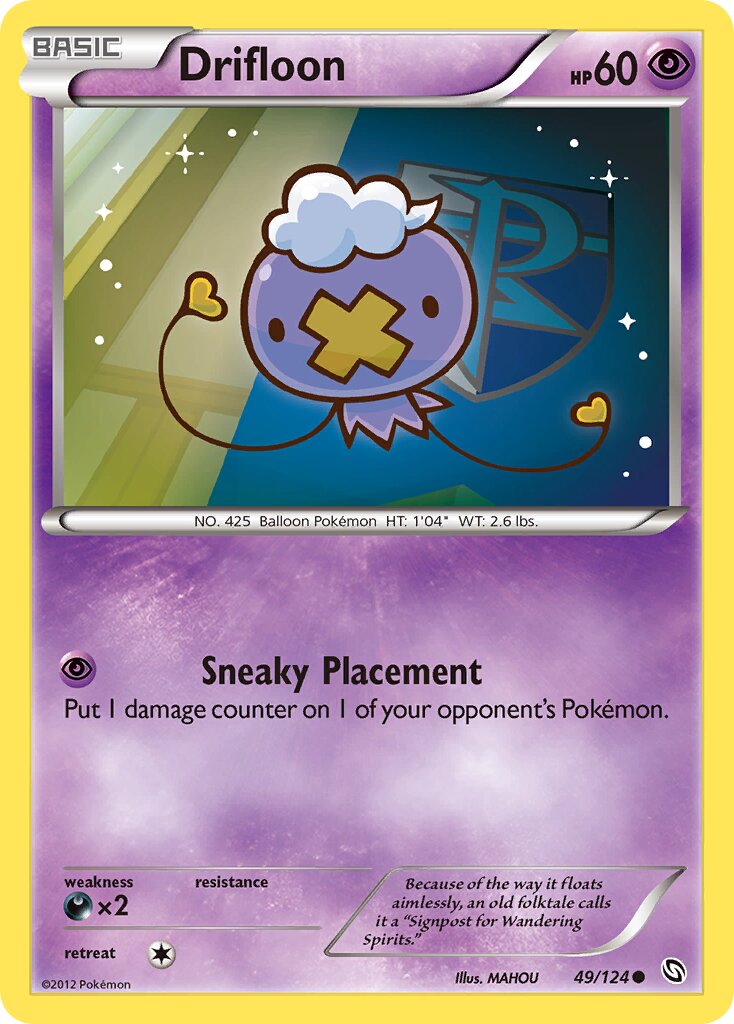 Drifloon 049/128 — Dragons Exalted (English Pokémon TCG card)