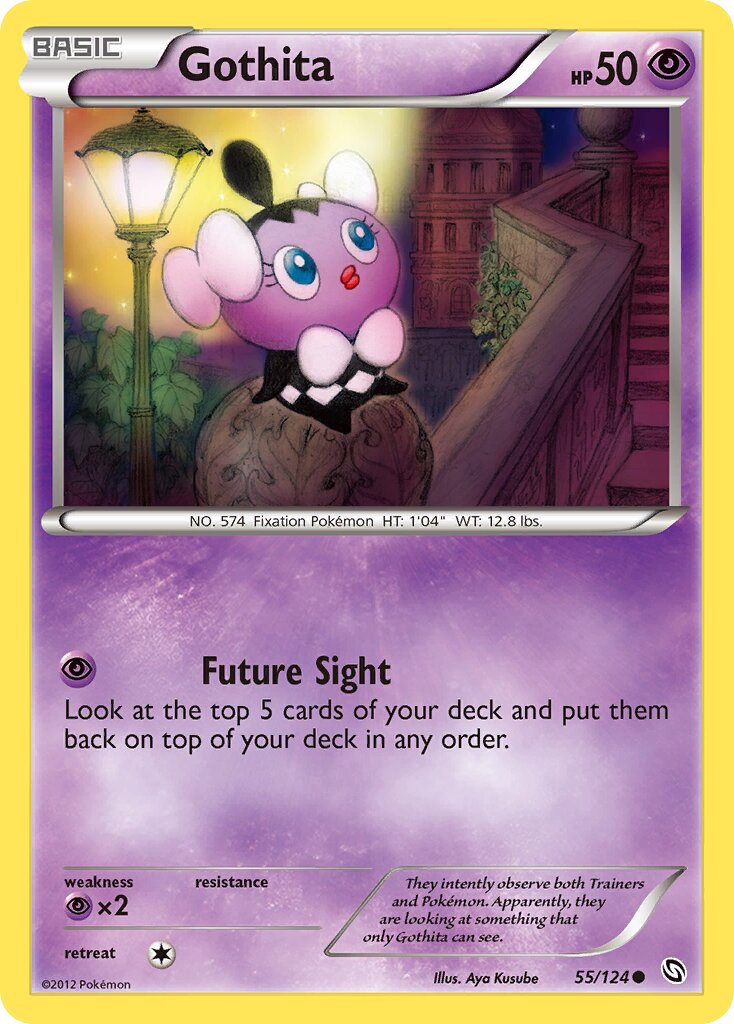 Gothita 055/128 — Dragons Exalted (English Pokémon TCG card)
