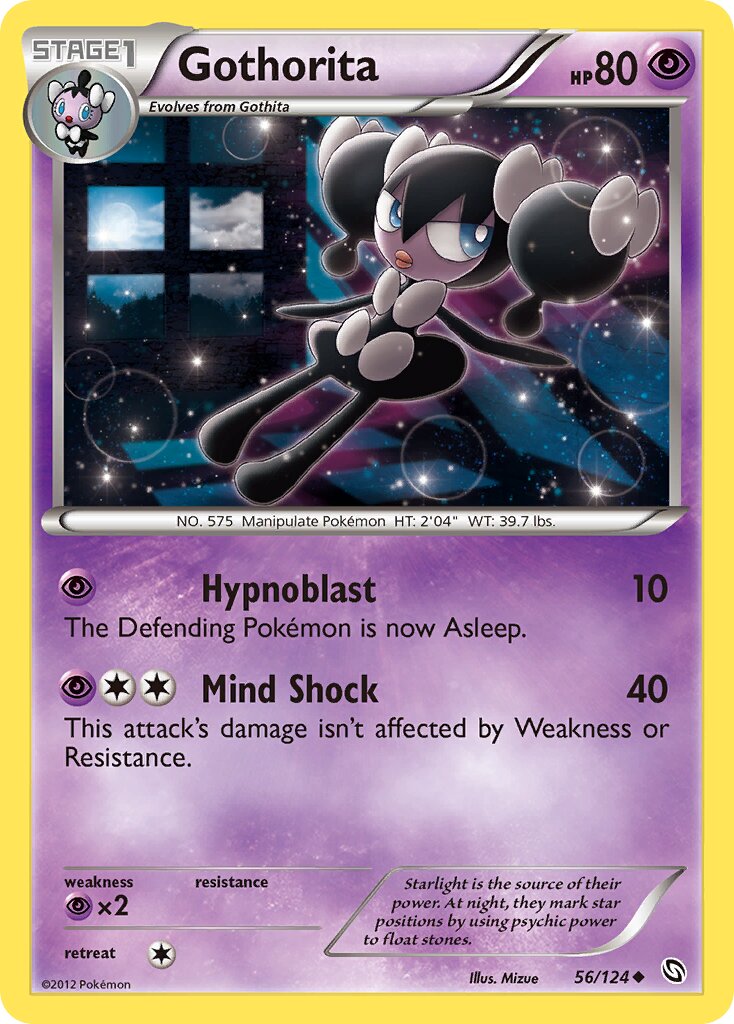 Gothorita 056/128 — Dragons Exalted (English Pokémon TCG card)
