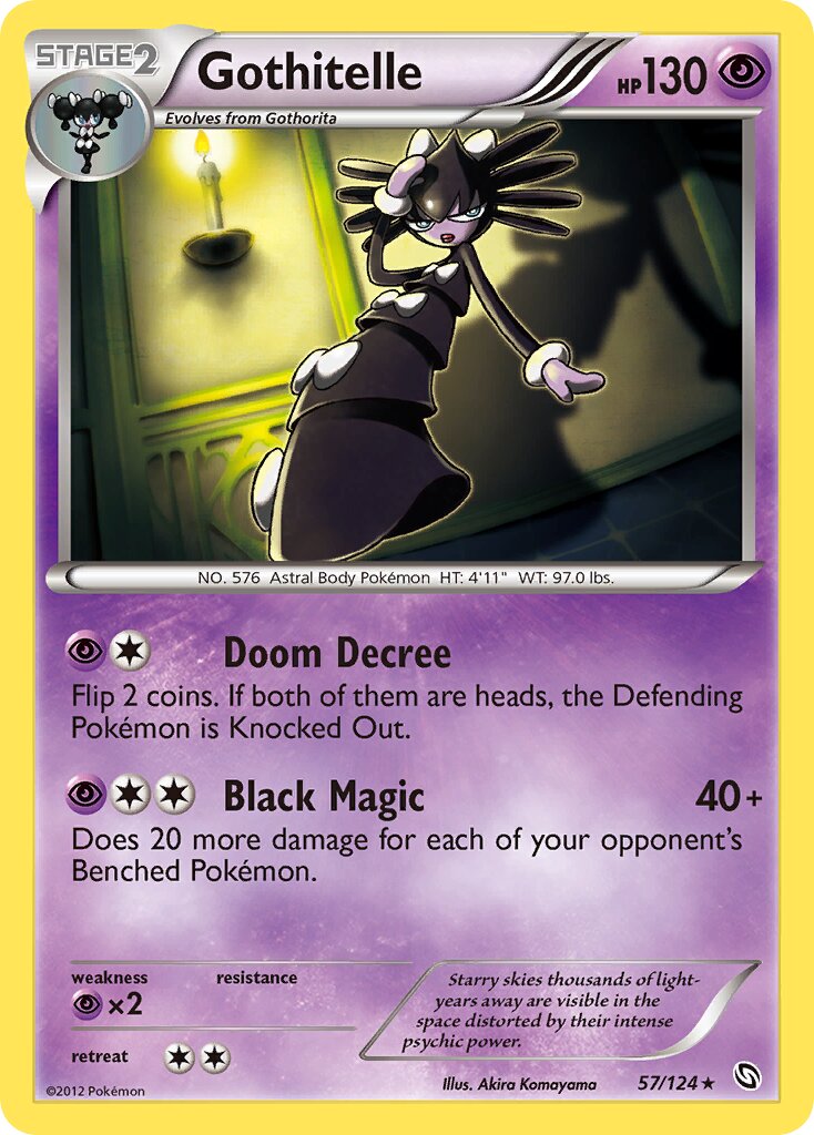 Gothitelle 057/128 — Dragons Exalted (English Pokémon TCG card)