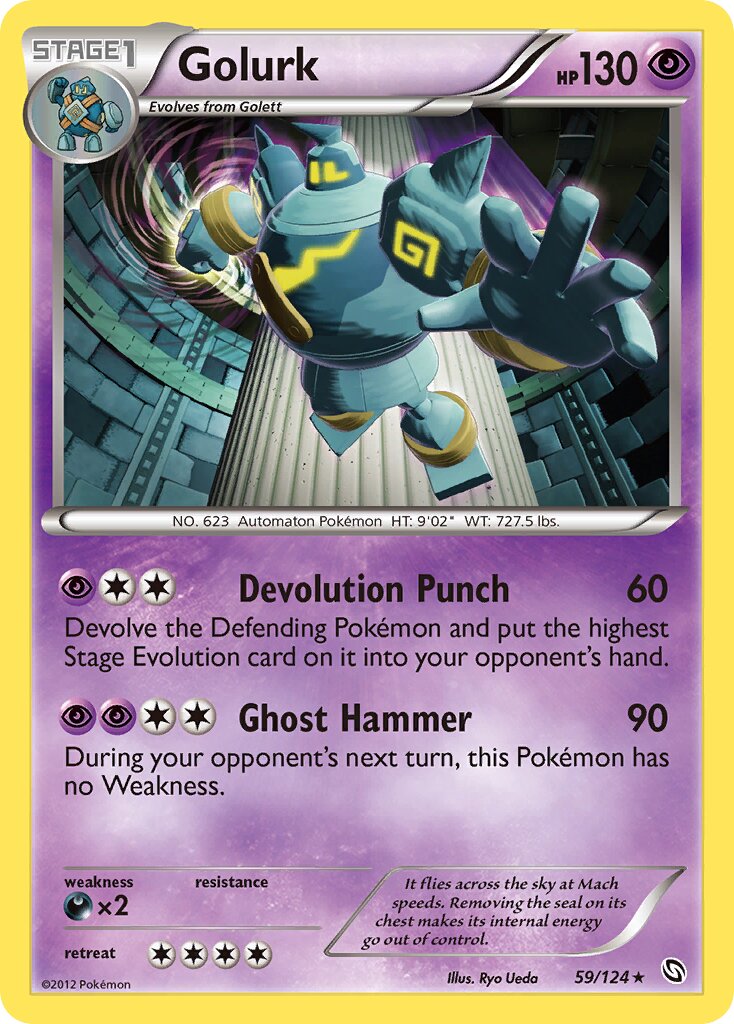 Golurk 059/128 — Dragons Exalted (English Pokémon TCG card)