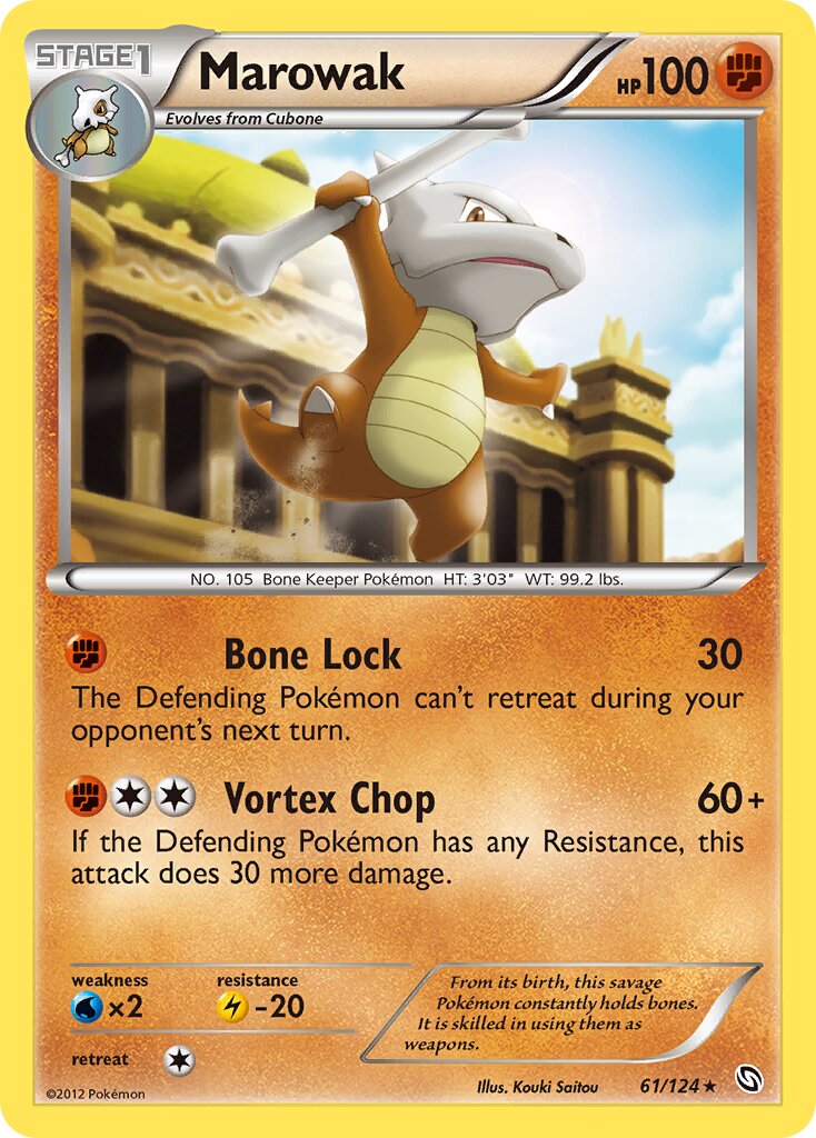 Marowak 061/128 — Dragons Exalted (English Pokémon TCG card)