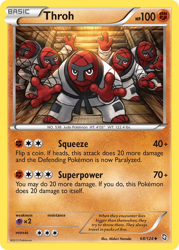Throh 068/128 — Dragons Exalted (English Pokémon TCG card)