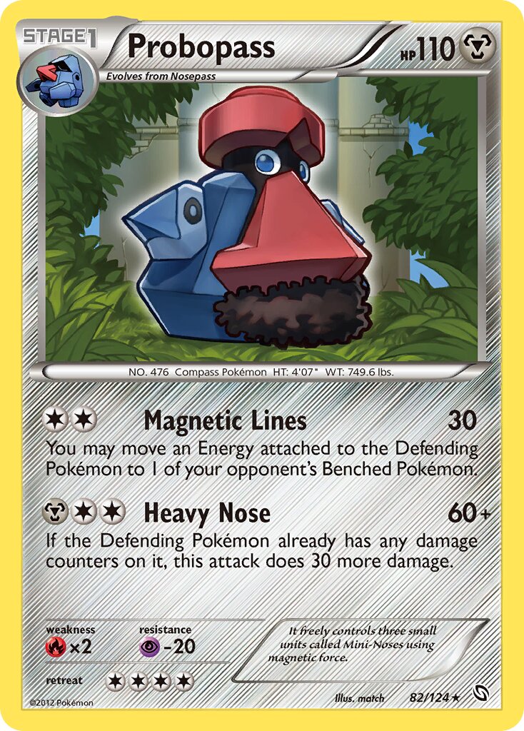 Probopass 082/128 — Dragons Exalted (English Pokémon TCG card)