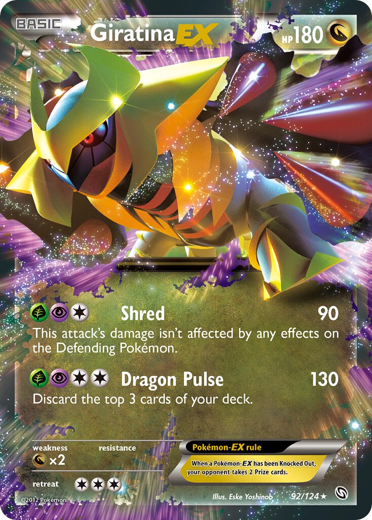 Giratina-EX 092/128 — Dragons Exalted (English Pokémon TCG card)