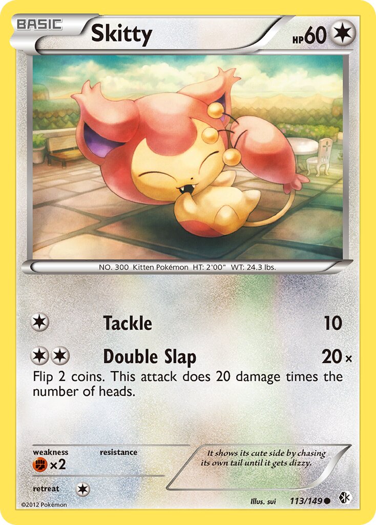 Skitty 113/153 — Boundaries Crossed (English Pokémon TCG card)