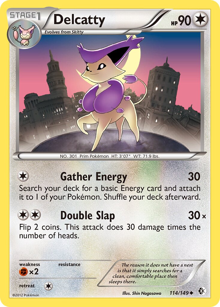 Delcatty 114/153 — Boundaries Crossed (English Pokémon TCG card)