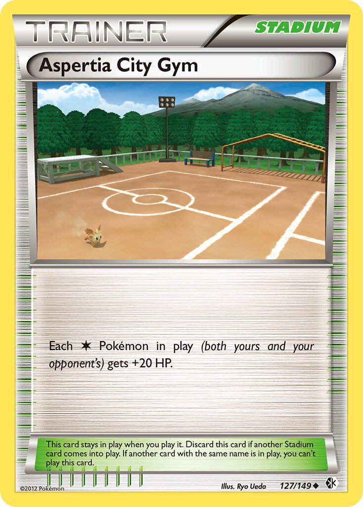 Aspertia City Gym 127/153 — Boundaries Crossed (English Pokémon TCG card)