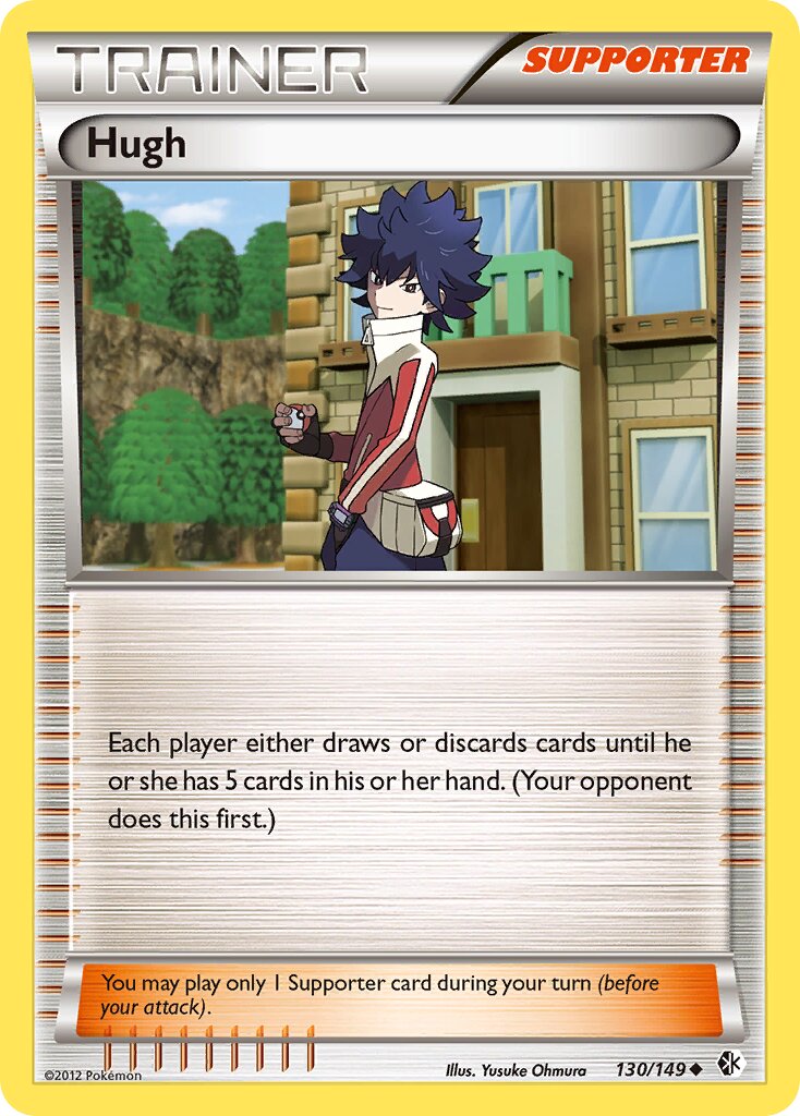 Hugh 130/153 — Boundaries Crossed (English Pokémon TCG card)