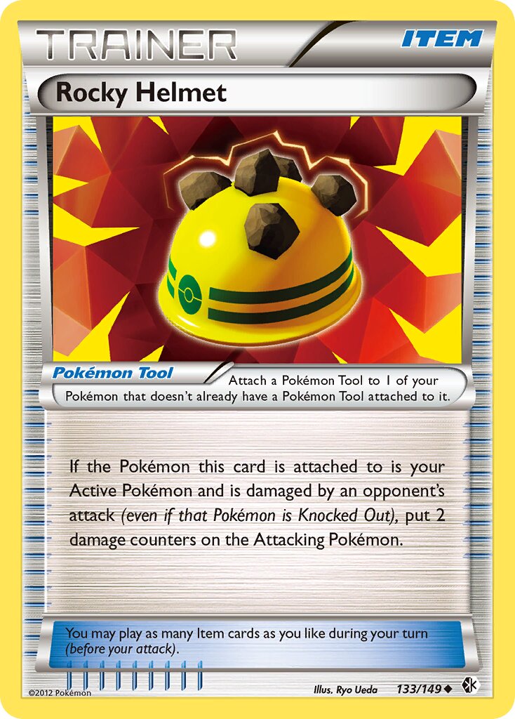 Rocky Helmet 133/153 — Boundaries Crossed (English Pokémon TCG card)