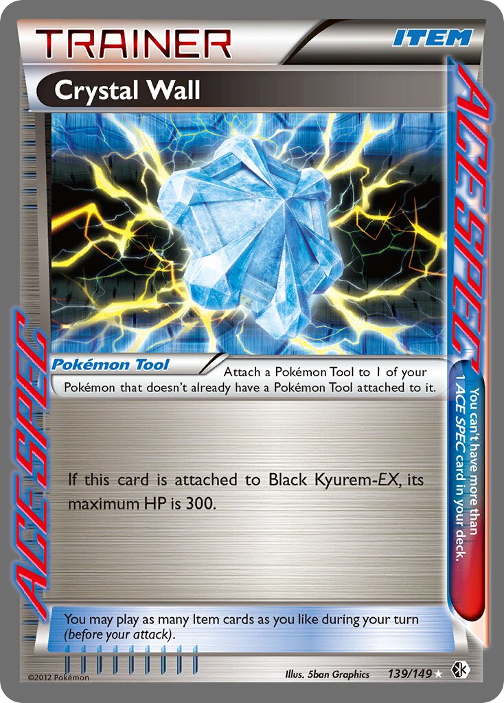 Crystal Wall 139/153 — Boundaries Crossed (English Pokémon TCG card)