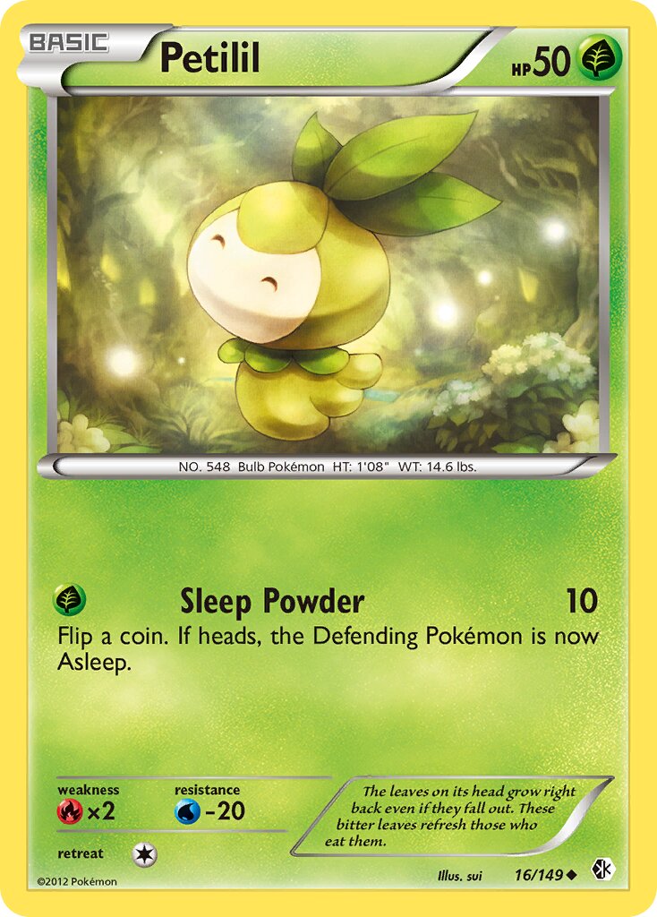 Petilil 016/153 — Boundaries Crossed (English Pokémon TCG card)