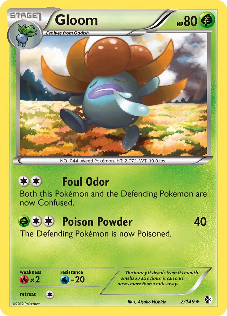Gloom 002/153 — Boundaries Crossed (English Pokémon TCG card)