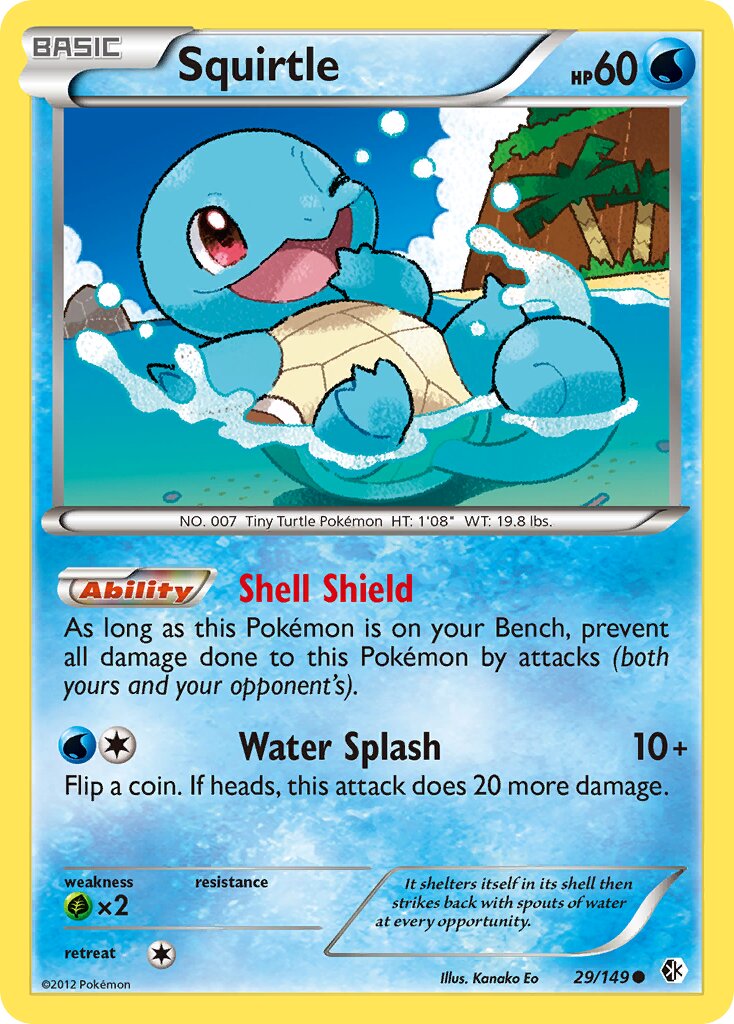 Squirtle 029/153 — Boundaries Crossed (English Pokémon TCG card)