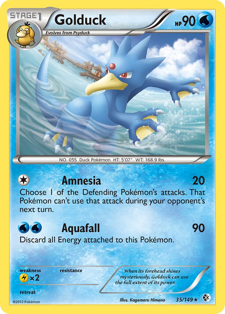 Golduck 035/153 — Boundaries Crossed (English Pokémon TCG card)