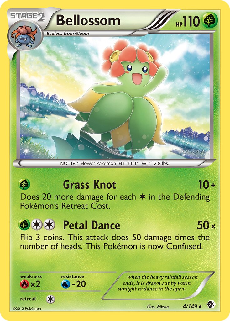 Bellossom 004/153 — Boundaries Crossed (English Pokémon TCG card)