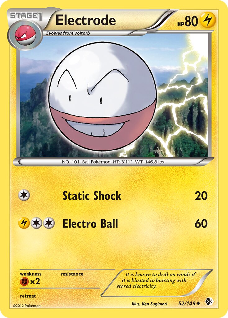 Electrode 052/153 — Boundaries Crossed (English Pokémon TCG card)
