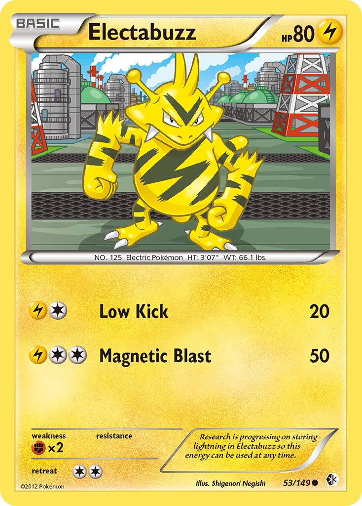 Electabuzz 053/153 — Boundaries Crossed (English Pokémon TCG card)