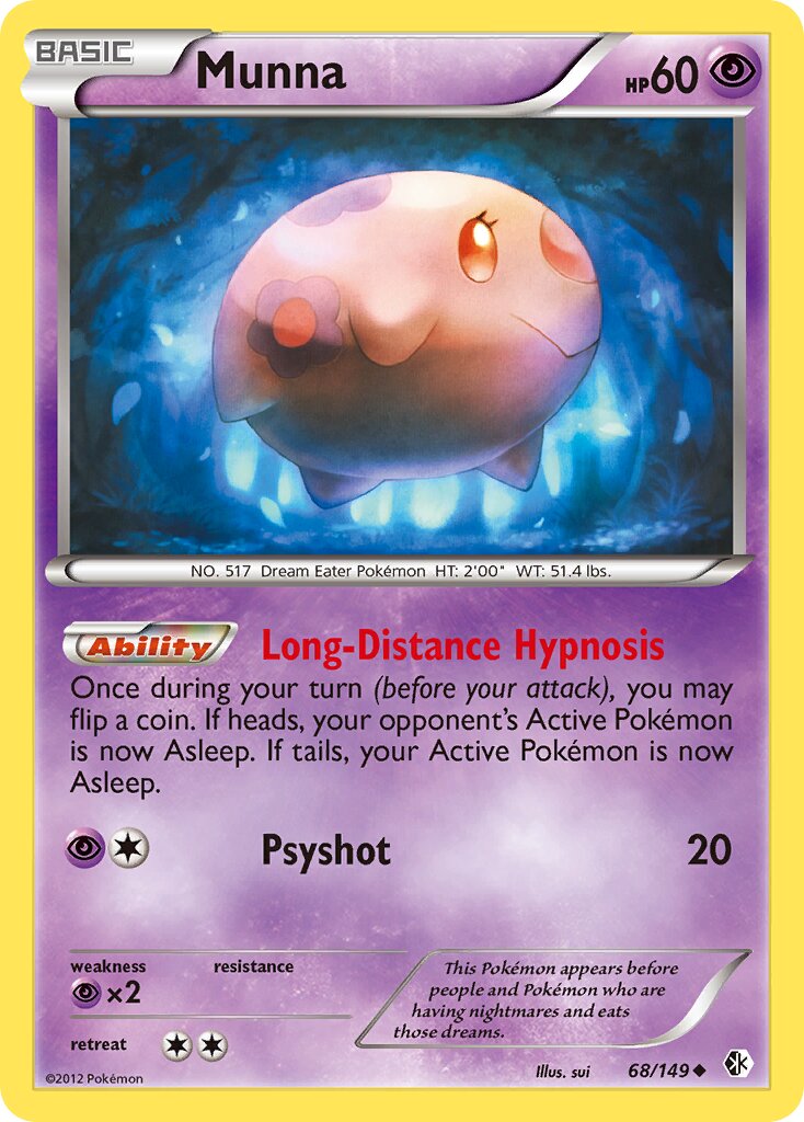 Munna 068/153 — Boundaries Crossed (English Pokémon TCG card)