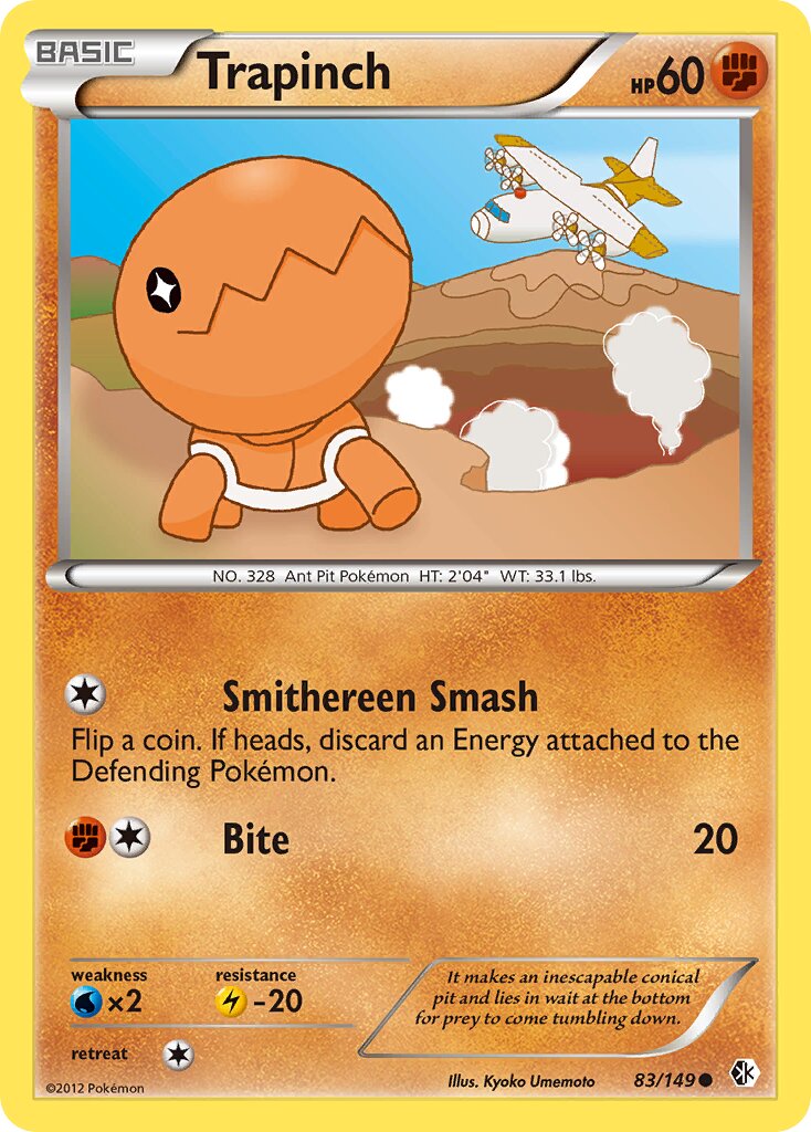 Trapinch 083/153 — Boundaries Crossed (English Pokémon TCG card)