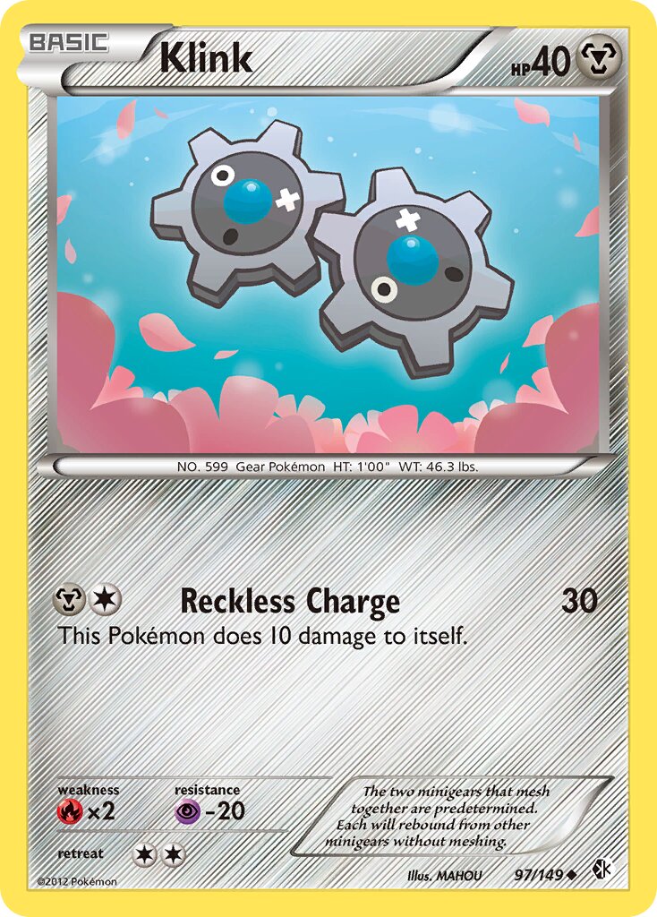 Klink 097/153 — Boundaries Crossed (English Pokémon TCG card)