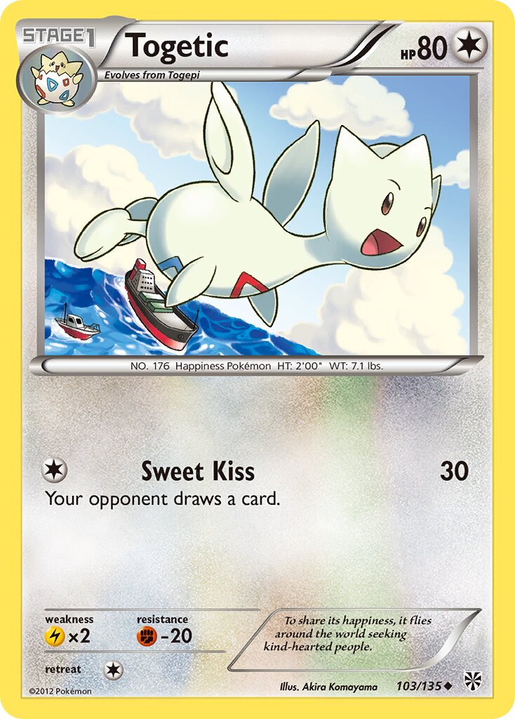 Togetic 103/138 — Plasma Storm (English Pokémon TCG card)