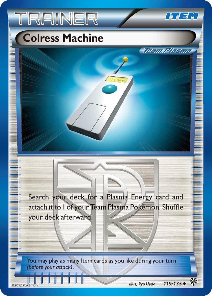 Colress Machine 119/138 — Plasma Storm (English Pokémon TCG card)