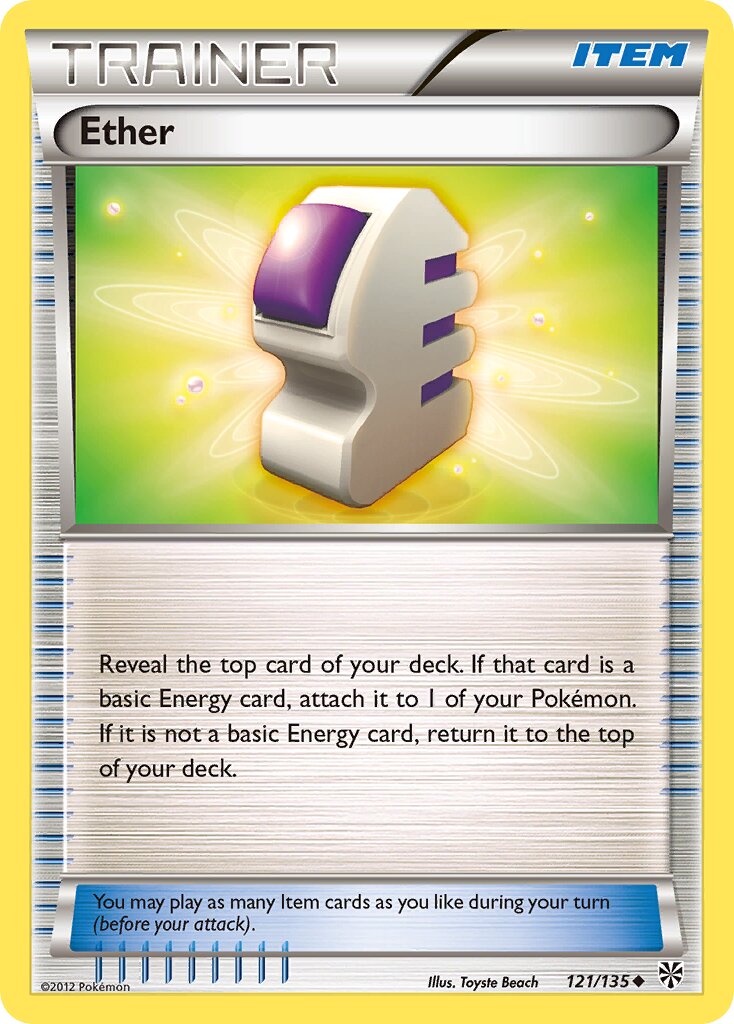 Ether 121/138 — Plasma Storm (English Pokémon TCG card)