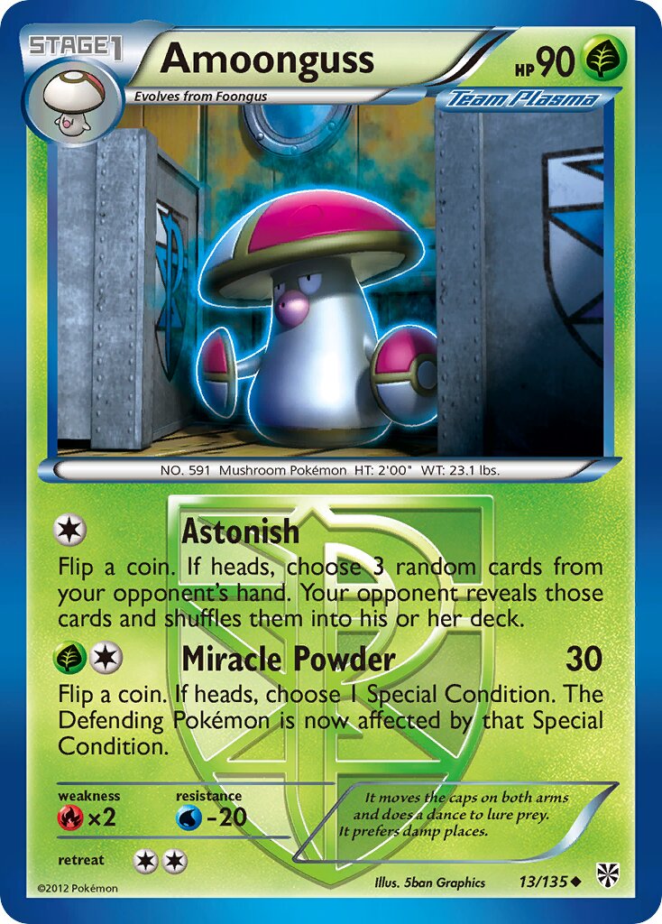Amoonguss 013/138 — Plasma Storm (English Pokémon TCG card)