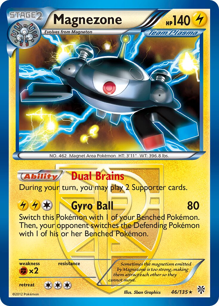 Magnezone 046/138 — Plasma Storm (English Pokémon TCG card)
