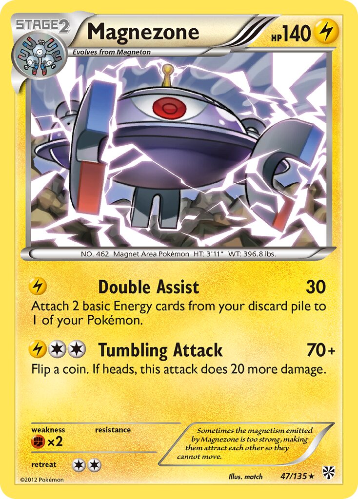 Magnezone 047/138 — Plasma Storm (English Pokémon TCG card)