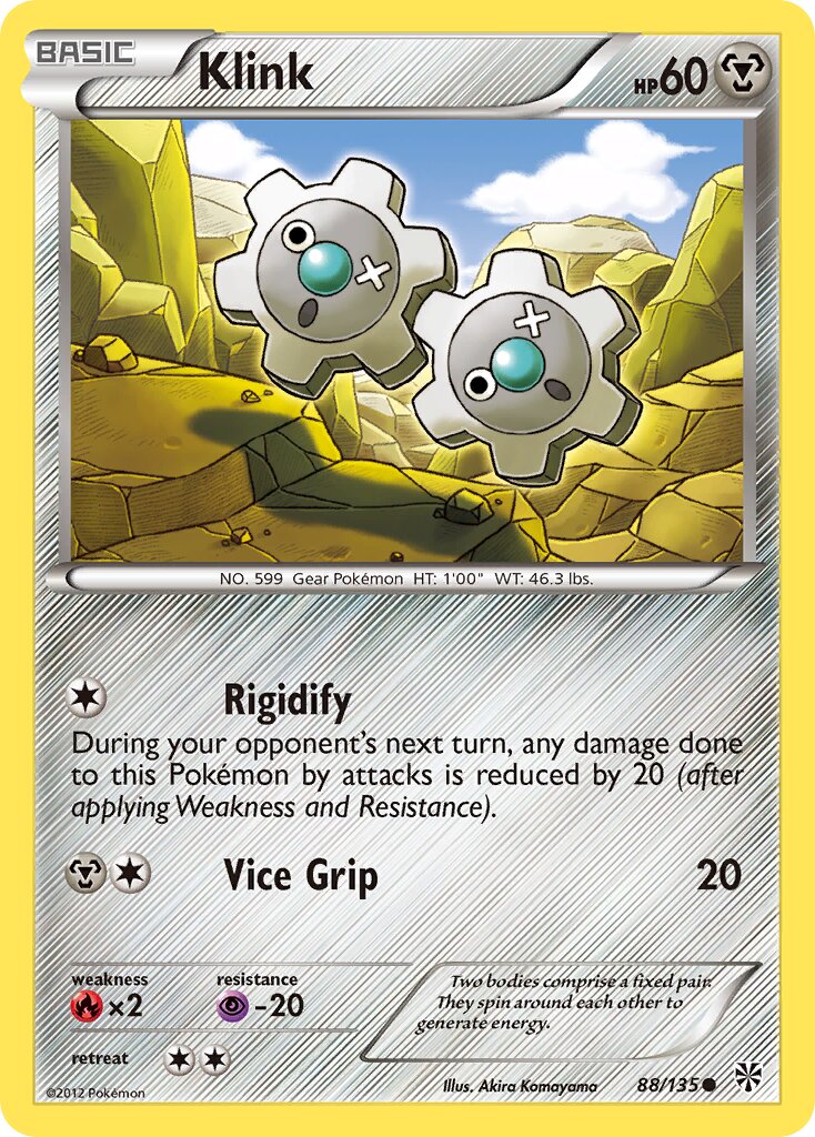 Klink 088/138 — Plasma Storm (English Pokémon TCG card)