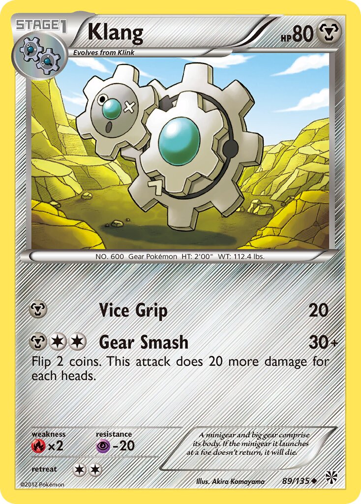 Klang 089/138 — Plasma Storm (English Pokémon TCG card)