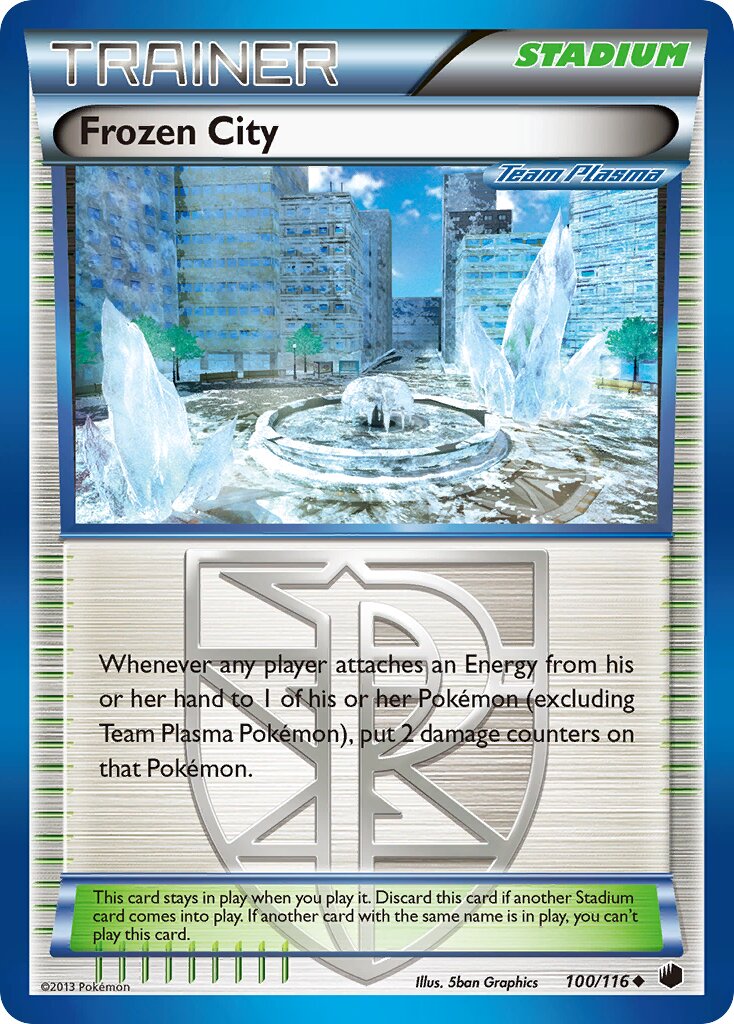 Frozen City 100/122 — Plasma Freeze (English Pokémon TCG card)