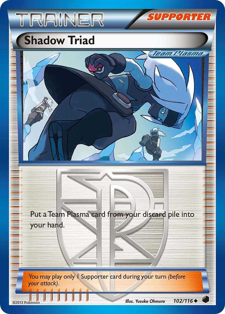 Shadow Triad 102/122 — Plasma Freeze (English Pokémon TCG card)