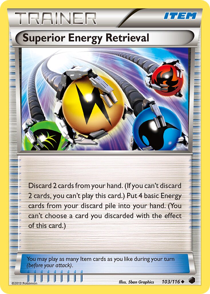 Superior Energy Retrieval 103/122 — Plasma Freeze (English Pokémon TCG card)