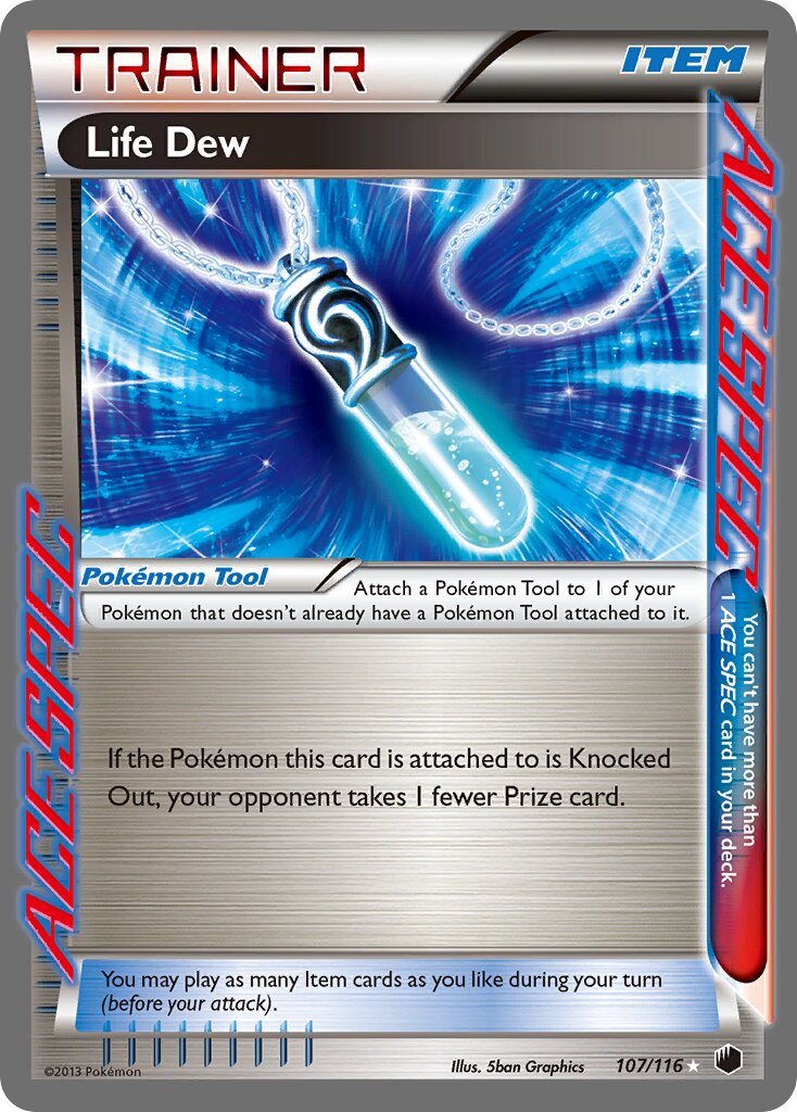 Life Dew 107/122 — Plasma Freeze (English Pokémon TCG card)