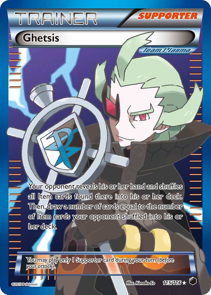 Ghetsis 115/122 — Plasma Freeze (English Pokémon TCG card)