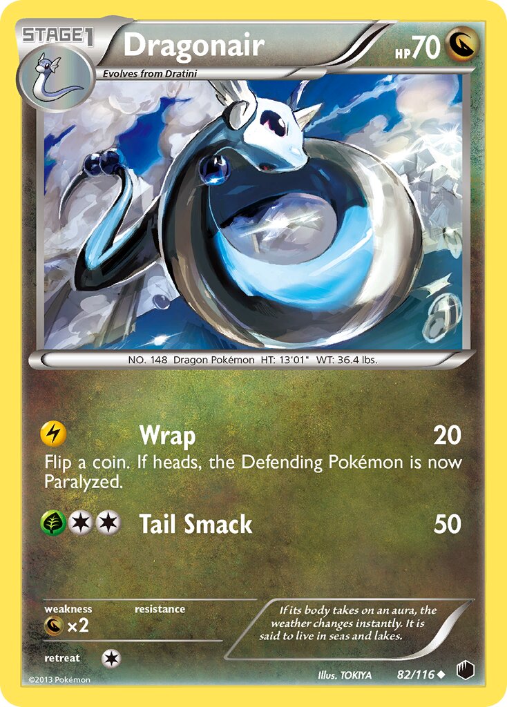 Dragonair 082/122 — Plasma Freeze (English Pokémon TCG card)