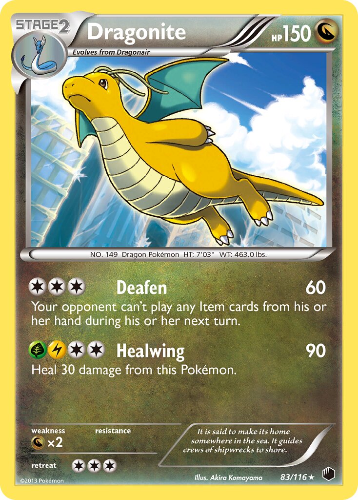 Dragonite 083/122 — Plasma Freeze (English Pokémon TCG card)
