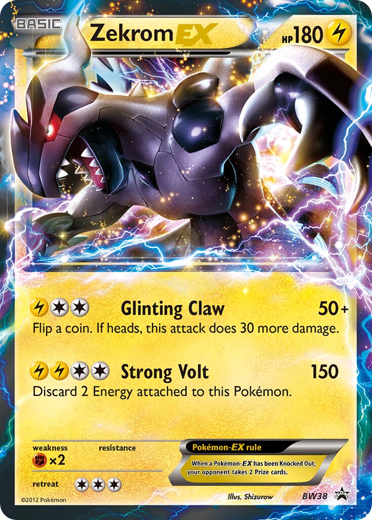 Zekrom-EX BW38 — Black & White Promos (English Pokémon TCG card)