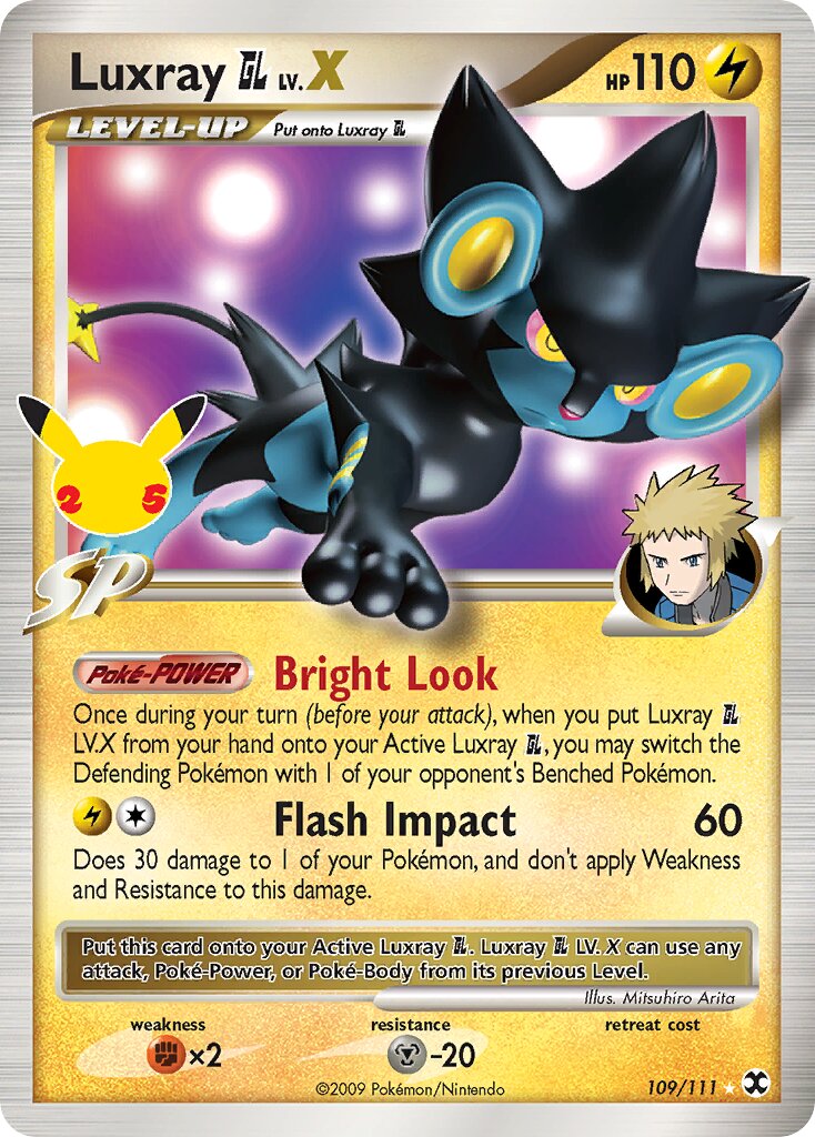 Luxray GL LV.X 010/50 — Celebrations (English Pokémon TCG card)