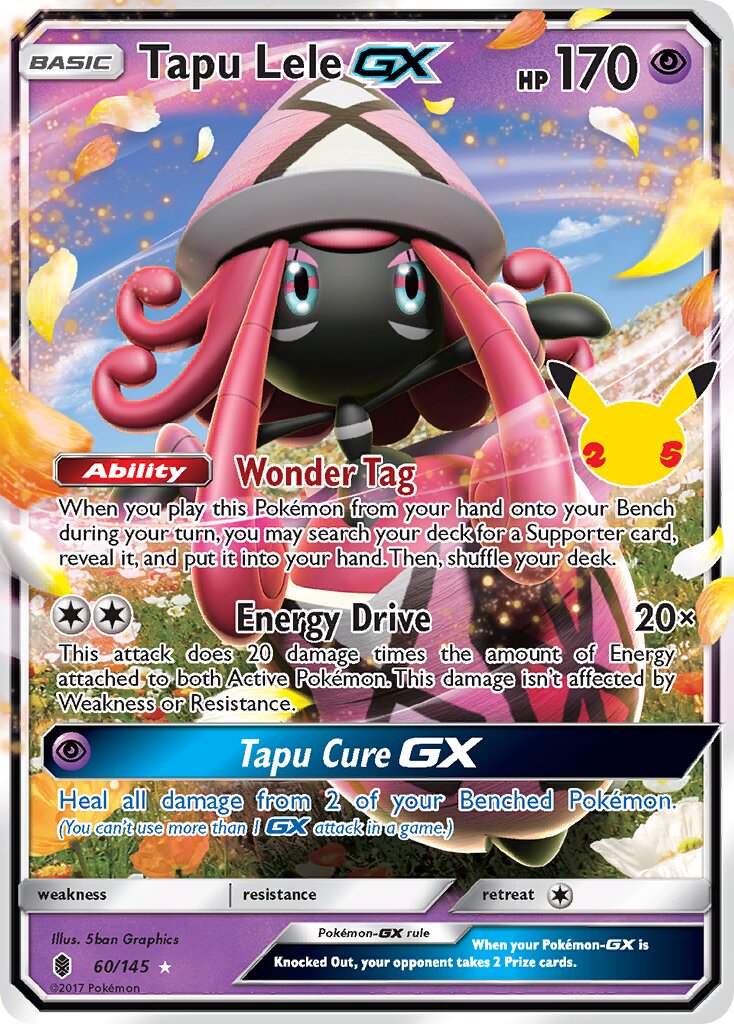 Tapu Lele-GX 060/50 — Celebrations (English Pokémon TCG card)