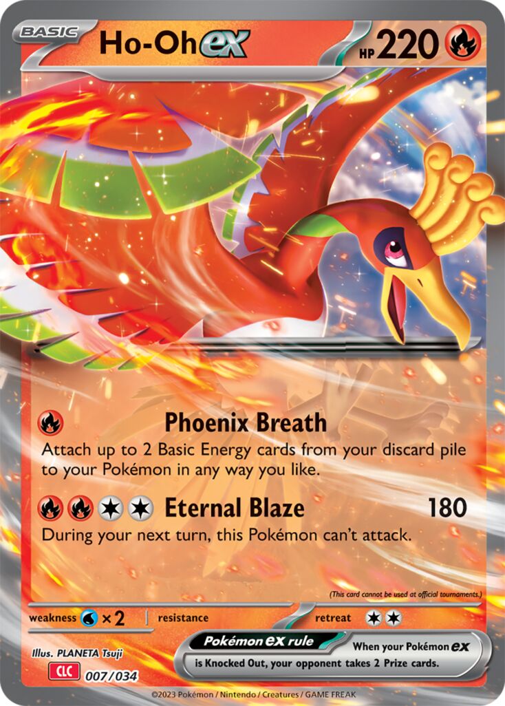 Ho-Oh ex 007 — Pokémon TCG Classic (Charizard) (English Pokémon TCG card)