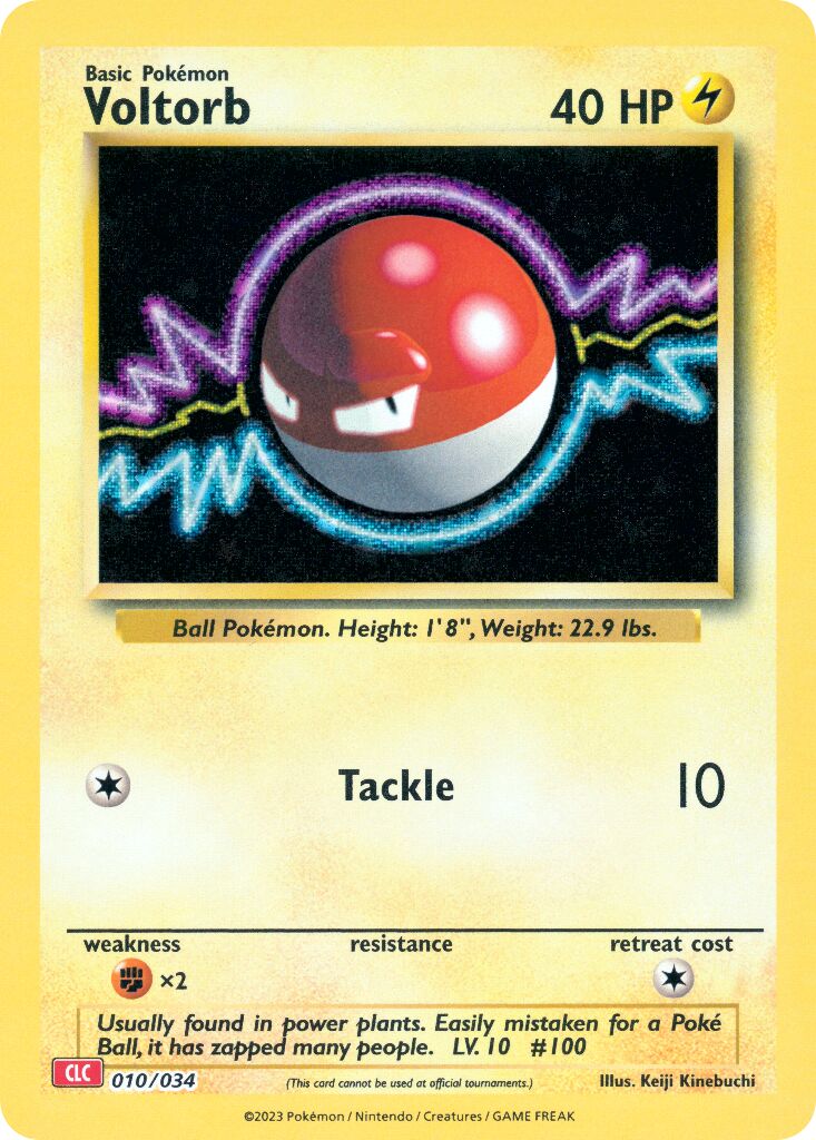 Voltorb 010 — Pokémon TCG Classic (Charizard) (English Pokémon TCG card)